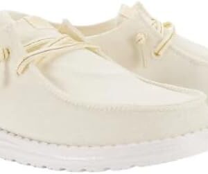 HEYDUDE Wendy Stardust Gold Size 12, Women’s Shoes, Slip-on Loafers, Comfortable & Light-Weight