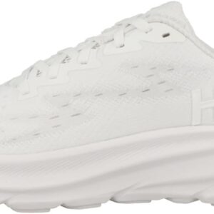 Hoka Women's Clifton 9 Sneaker, White/White, 10