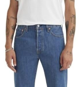Levi's Men's 501 Original Fit Jeans (Also Available in Big & Tall), Medium Stonewash, 34W x 30L