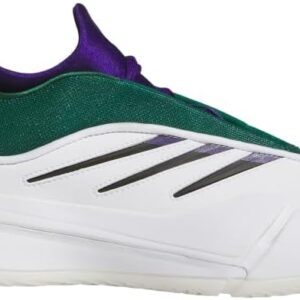 adidas Unisex Dame 9 Basketball Sneaker, White/Black/Collegiate Green, 7.5 US Men