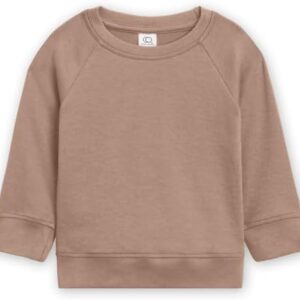 Colored Organics Baby Organic Cotton Infant Lightweight Pullover Top - Truffle - 3-6 Months