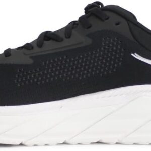Hoka Men's Arahi 7 Sneaker, Black/White, 11