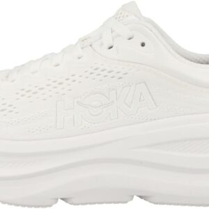 Hoka Women's Bondi 9 Sneaker, White/White, 9.5