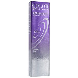 ion Permanent Creme Hair Color 7VA Chrome, Vegan, Cruelty Free, PPD Free, 100% Gray Coverage, LongLasting, FadeResistant Color, 2.05 oz