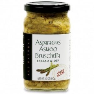 Elki's Gourmet Asparagus Asiago Bruschetta, 12 Ounce