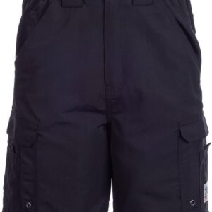 Bimini Bay Outfitters LTD Boca Grande II Men's Fishing Short Featuring BloodGuard (30, Black)