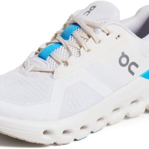 On Women's Cloudrunner 2 Sneakers, White/Horizon, 6.5 Medium US