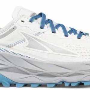 ALTRA Women's Olympus 5 Trail Running Shoe, White/Blue, 7