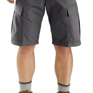 Carhartt Mens Force Relaxed Fit Ripstop Cargo Work Utility Shorts, Shadow, 44 Regular US