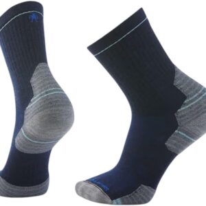 Smartwool Hike Targeted Cushion Mid Crew Socks - Socks for Men - Strategic Mesh Zones - Targeted Cushionings Deep Navy XL (Men's Shoe 12-14.5) One Size