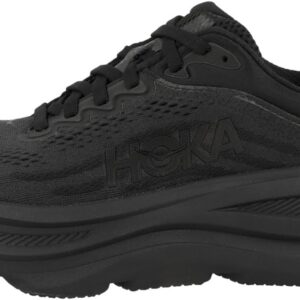 Hoka Women's Bondi 9 Sneaker, Black/Black, 7
