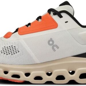 On Cloudstratus 3 Womens Shoes Size 7, Color: Undyed-White/Sand-White