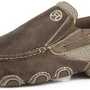 ROPER Casual Shoes Mens Leather Slip On 10 D Tan 09-020-1785-2017 TA