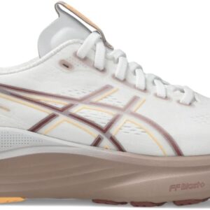 ASICS Women's Gel-Kayano 32 Running Shoes, 11, White/Orange Glow