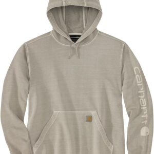 Carhartt Men's Relaxed Fit Midweight French Terry Graphic Sweatshirt, Greige, Medium