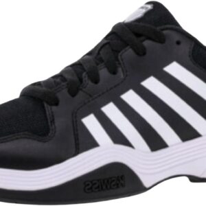 K-Swiss Men's Court Express Pickleball Shoe, Black/White/Evening Primrose, 12 M