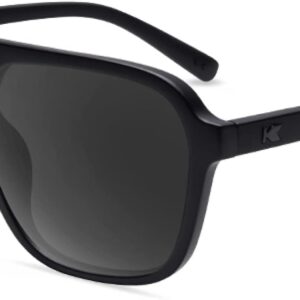 Knockaround Pacific Palisades Polarized Sunglasses for Men & Women - Impact Resistant Lenses & Full UV400 Protection, Black on Black