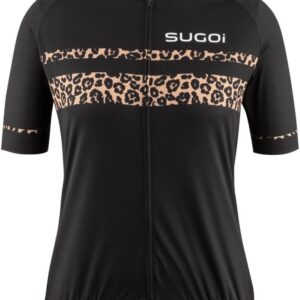 SUGOi Women's Evolution Zap 2 Bike Jersey (Small, Leopard)