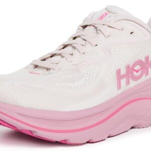 Hoka Women's Clifton 10 Sneaker, Rose Cream/Dried Rose, 8