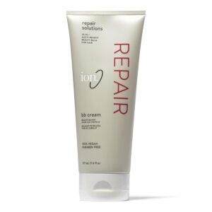 ion Repair BB Cream Leave in Conditioning Treatment, for All Hair Types, Paraben Free & Vegan 6 fl oz