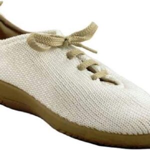 Arcopedico White on Beige Shocks LS Shoe 12 M US