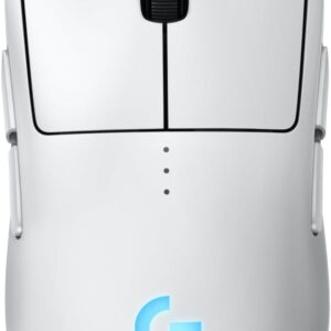 Logitech G PRO 2 Lightspeed Wireless Gaming Mouse, Right- or Left-Handed Mouse with up to 4 Customizable and Switchable Magnetic Side Buttons, 44K DPI Sensor, USB-C Charging, for PC/Mac - White