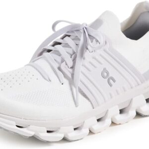 On Women's Cloudswift 3 Sneakers, White/Frost, 10 Medium US