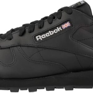 Reebok Unisex Classic Leather Sneaker, Core Black Core Black Pure Grey 5, 10.5 US Men