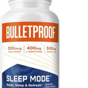 Bulletproof Sleep Mode Softgels, 60 Count, Supplement with Brain Octane C8 MCT Oil to Support Sleep