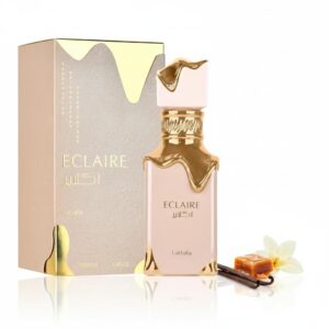 Lattafa Eclaire - Vanilla, Caramel, Sweet, Floral - Eau de Parfum Long-Lasting Fragrance for Women, 3.40 Ounce / 100 ml