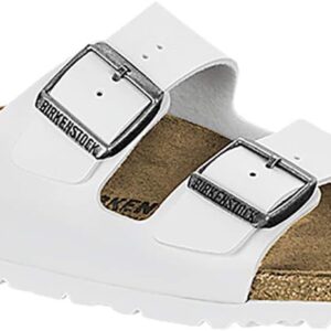 Birkenstock Unisex's Arizona, Birko Flor White, 38/38.5 EU