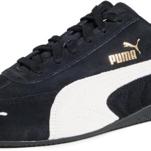 Puma Women's Speedcat Shoes Sneaker, Black/White, 7
