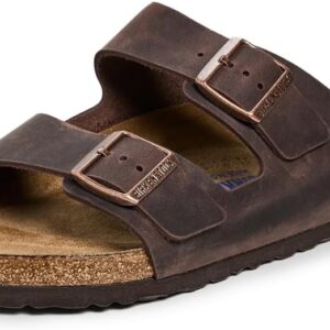 Birkenstock Arizona Unisex Leather Sandal Men's 10-10.5, Women's 12-12.5 Regular