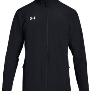 Under Armour Men's Hockey Warm Up Jacket, Black (001)/White, Large