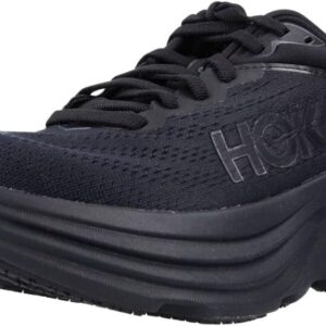 Hoka Women's Bondi 8 Sneaker, Black/Black, 7