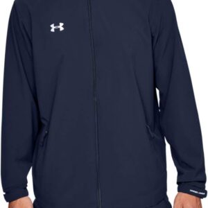 Under Armour Men's Hockey Warm Up Jacket, Midnight Navy (410)/White, X-Large