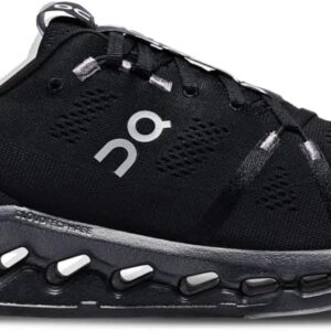 On Women's Cloudsurfer Sneaker, All Black, 11