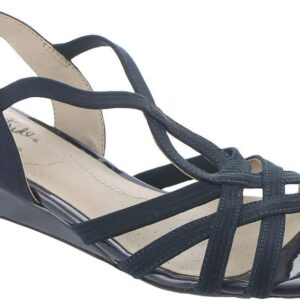 LifeStride Women's Yaya Sandal, Navy, 8 Narrow