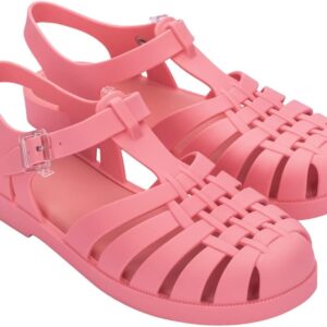 Melissa Possession Jelly Sandal for Women - The Original Jelly Shoe, Fisherman's Sandal with Adjustable Strap and Side Buckle, Pink, 10