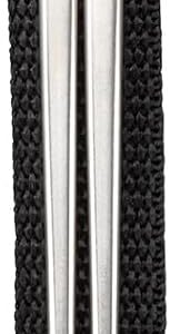 Snow Peak Titanium Chopsticks - Essential & Durable Camping Cutlery - Titanium Chopsticks with Carry Case for Convenient Storage & Packing - Utensils for Camping, HIking & Home - Silver