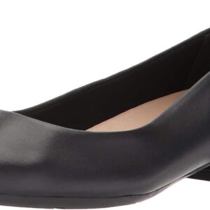 Easy Spirit Women's Caldise Pump, Black Leather, 9