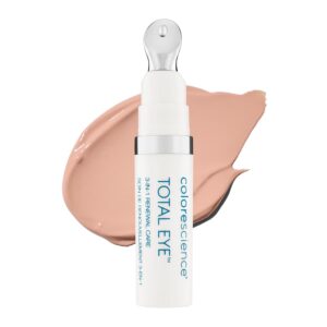 Colorescience Total Eye 3-in-1 Anti-Aging Renewal Therapy for Wrinkles & Dark Circles, SPF 35, Fair