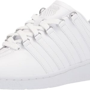 K-Swiss Men's Classic VN Leather Sneaker, White/White, 10.5 M