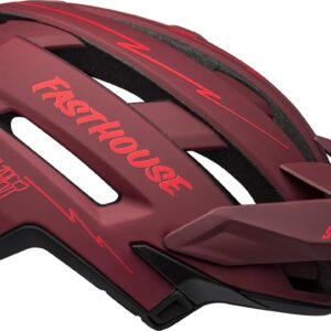 BELL Super Air MIPS Adult Mountain Bike Helmet - Fasthouse Matte Red/Black (Discontinued), Medium (55-59 cm)