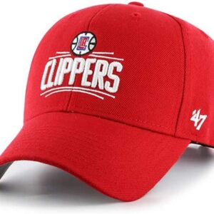 47 Los Angeles Clippers MVP Hat Structured Adjustable Cap Red