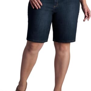 Lee Women's Size Relaxed Fit Bermuda Short, Journey, 16 Plus