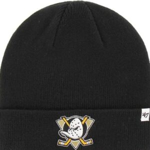 '47 Brand NHL Anaheim Ducks Raised Cuff Knit Beany Hat One Size Mütze Forty Seven