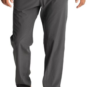 Free Fly Men's Breeze Pant - Quick-Dry, Moisture-Wicking, Breathable Lightweight Outdoor Pants with Sun Protection - UPF 50+ - Black Sand, Large
