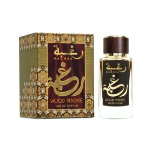 Lattafa Raghba Wood Intense for Men Eau De Parfum Spray, 3.4 Ounce