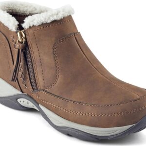 Easy Spirit Women's Epic3 Cold Weather Bootie, Brown-Light Natural, 5